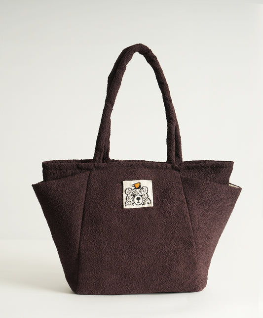 Safari Chocolate Brown - Tote Bag