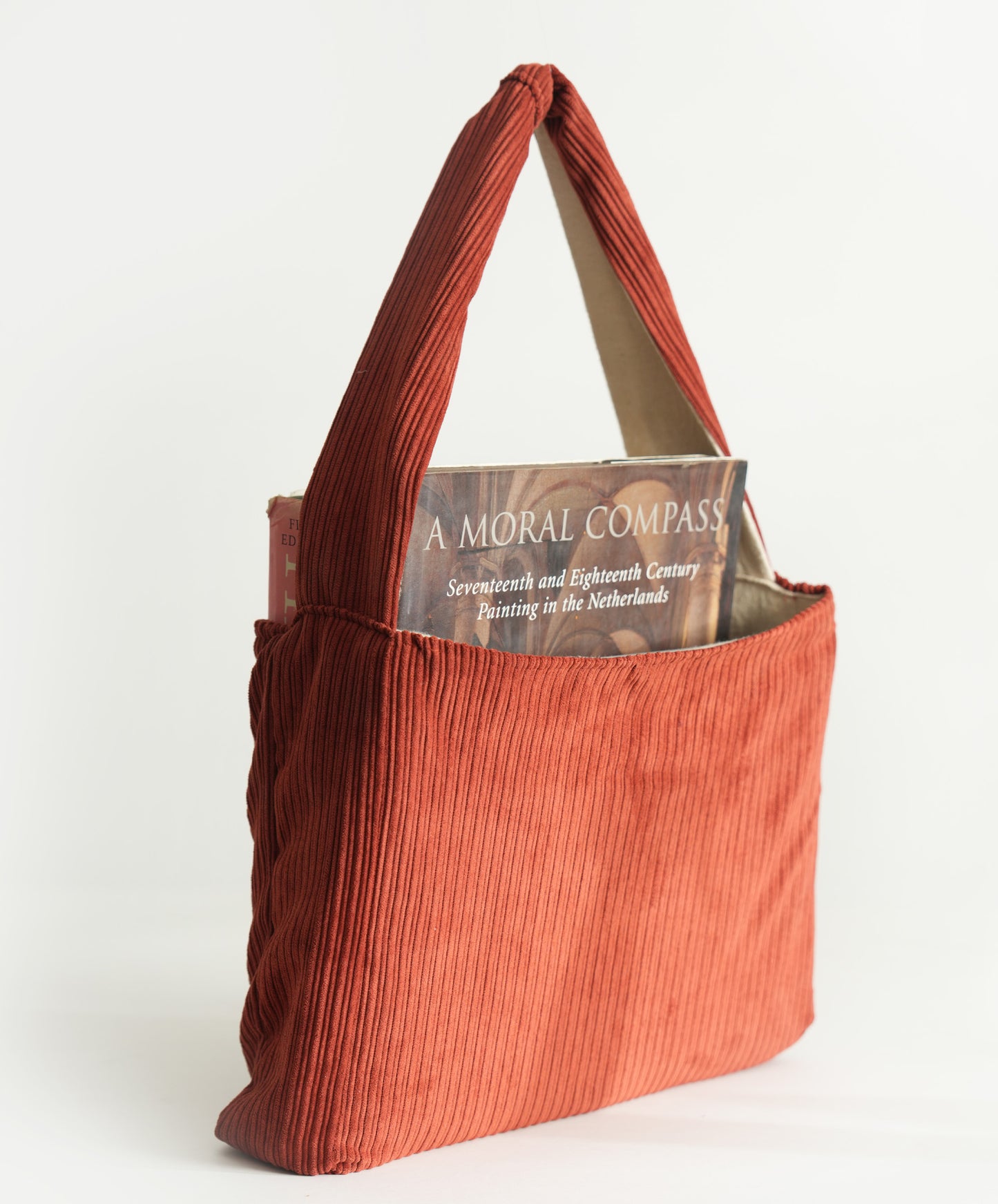 Corduroy Rust Tote